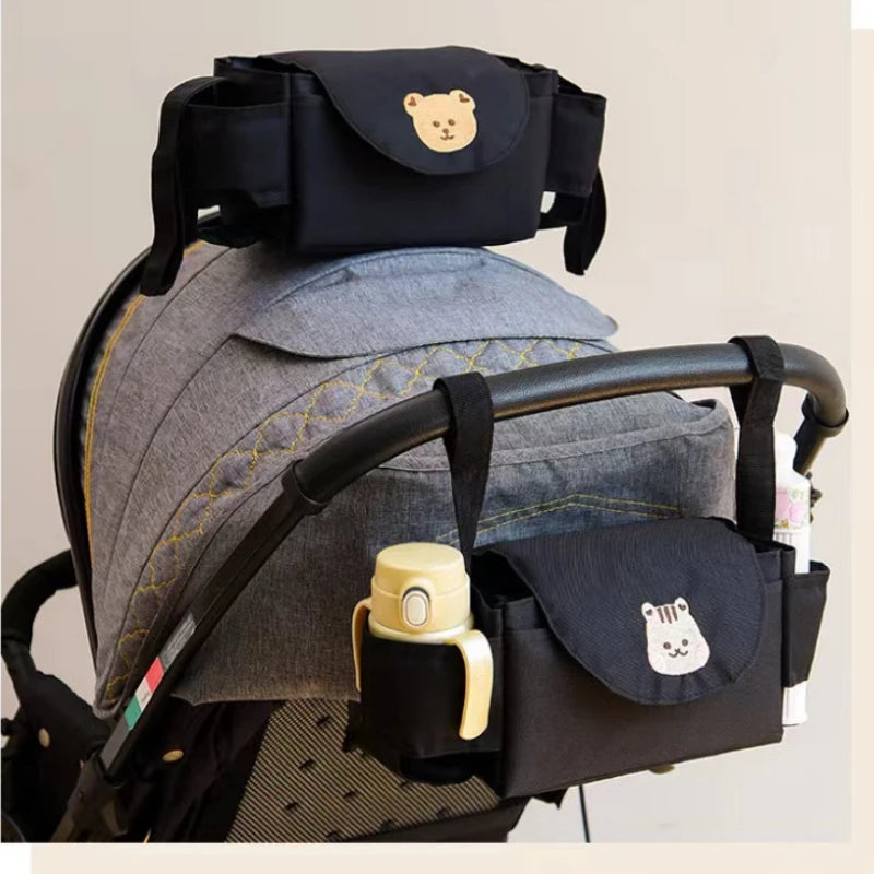 Baby Stroller Organizer Bag -Multi- pocket Storage & Cup Holder