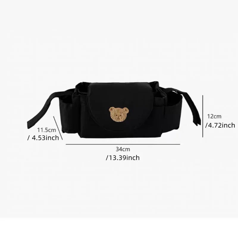 Baby Stroller Organizer Bag -Multi- pocket Storage & Cup Holder